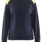 Blaklader Bi-Colour Sweaters 34081158 donker marineblauw-fluo geel(8633)