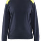 Blaklader Bi-Colour Sweaters 34081158 donker marineblauw-fluo geel(8633)