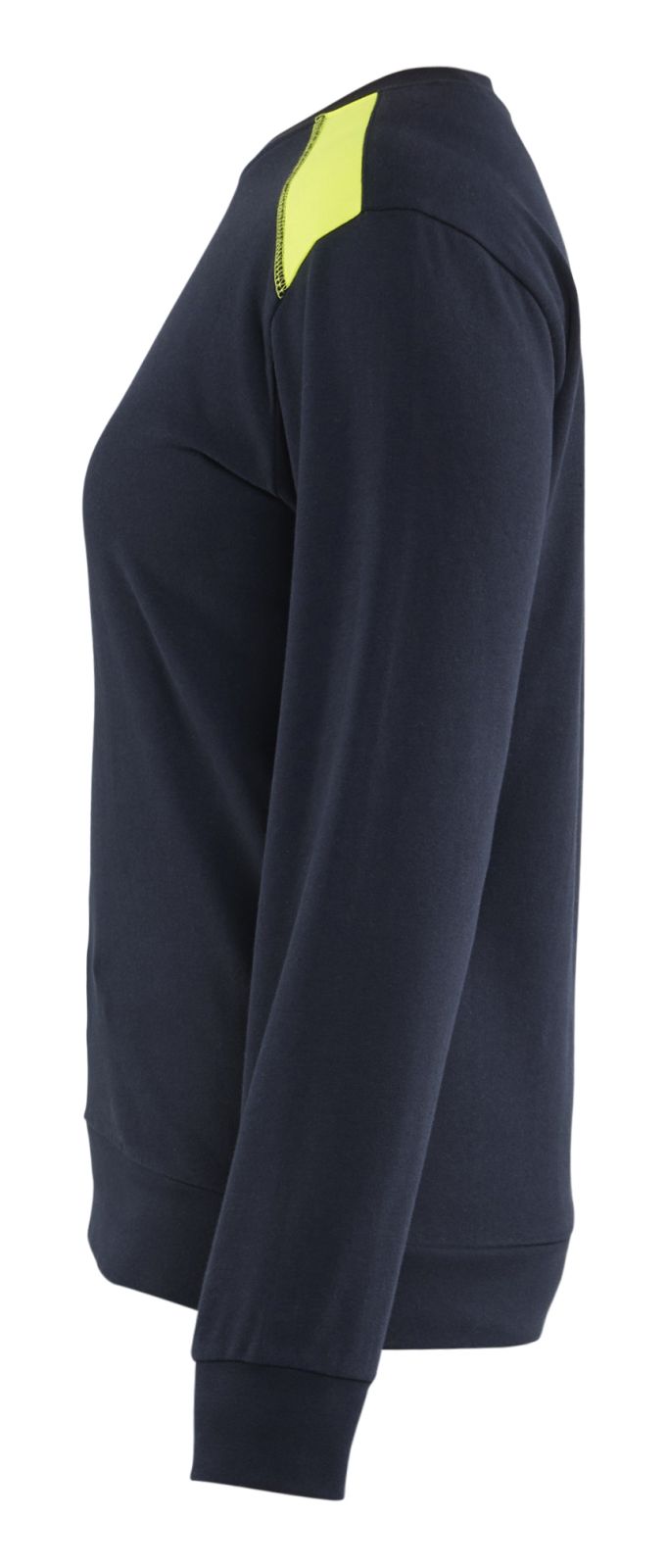 Blaklader Bi-Colour Sweaters 34081158 donker marineblauw-fluo geel(8633)