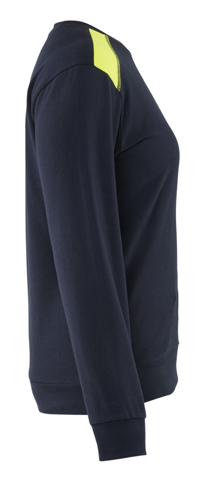 Blaklader Bi-Colour Sweaters 34081158 donker marineblauw-fluo geel(8633)