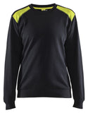 Blaklader Bi-Colour Sweaters 34081158 zwart-fluo geel(9933)