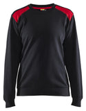 Blaklader Bi-Colour Sweaters 34081158 zwart-rood(9956)