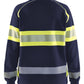 Blaklader Bi-Colour sweaters 34091158 marineblauw-fluo geel(8933)
