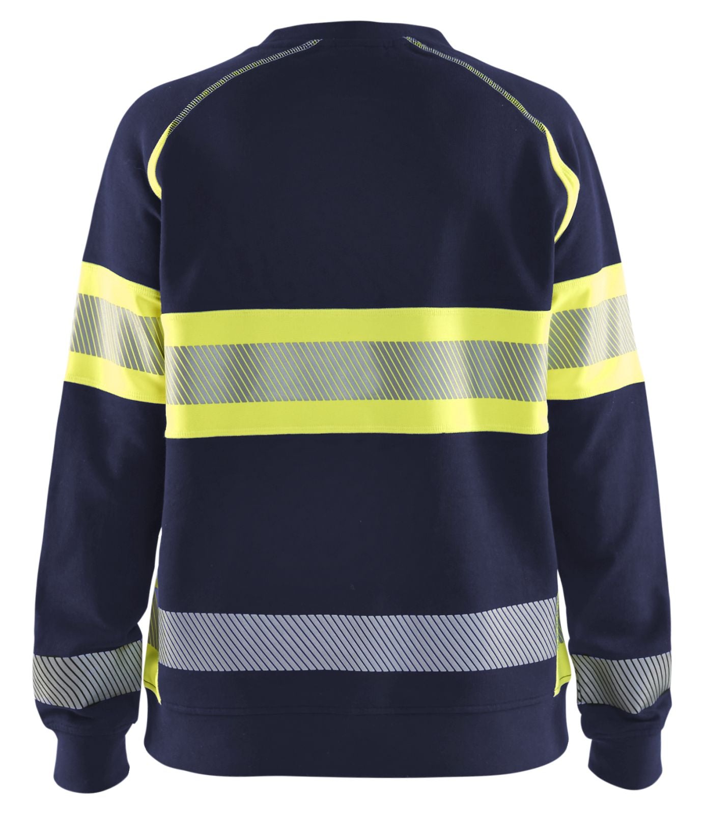 Blaklader Bi-Colour sweaters 34091158 marineblauw-fluo geel(8933)