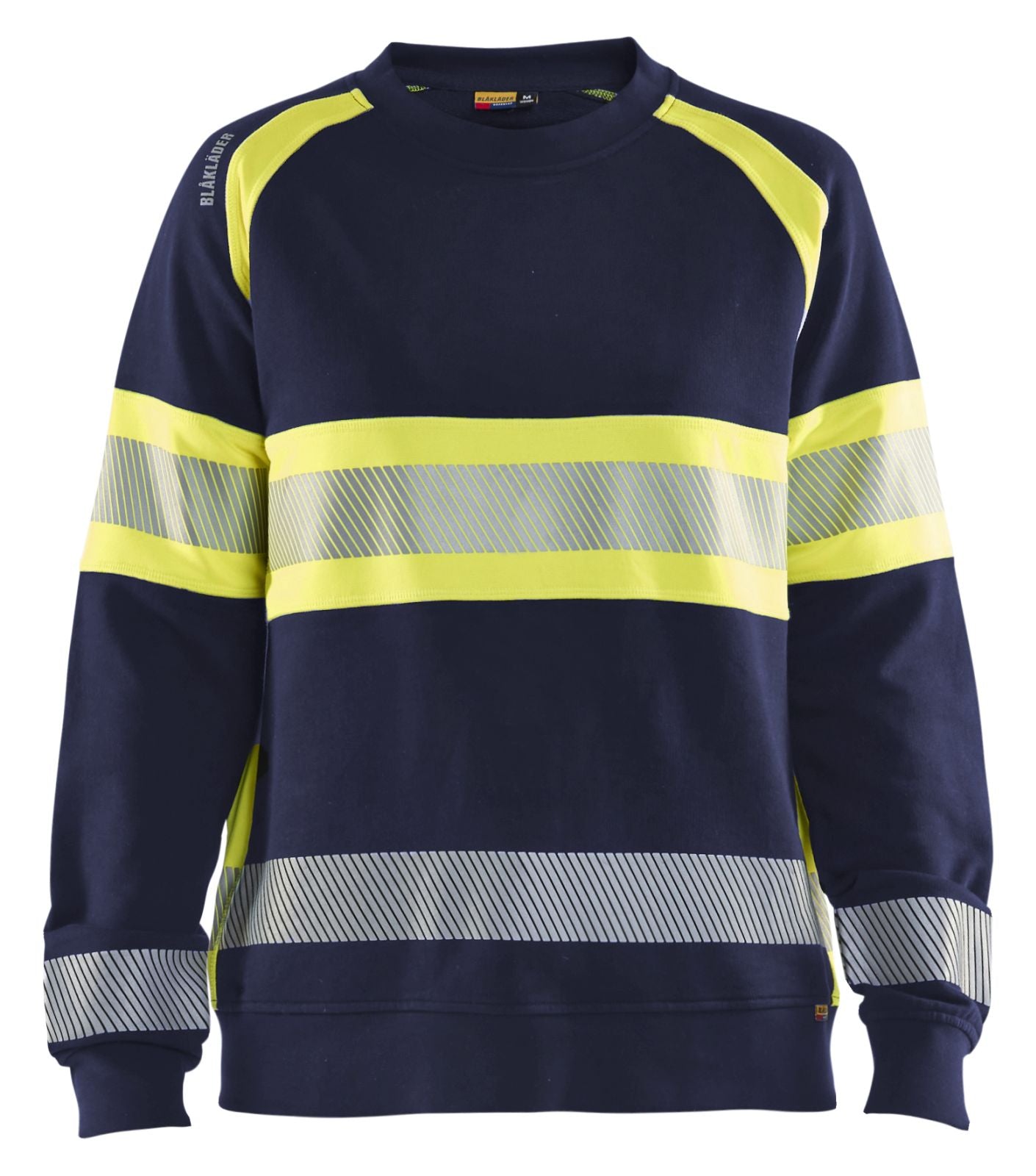 Blaklader Bi-Colour sweaters 34091158 marineblauw-fluo geel(8933)