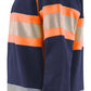 Blaklader Bi-Colour sweaters 34091158 marineblauw-oranje(8953)