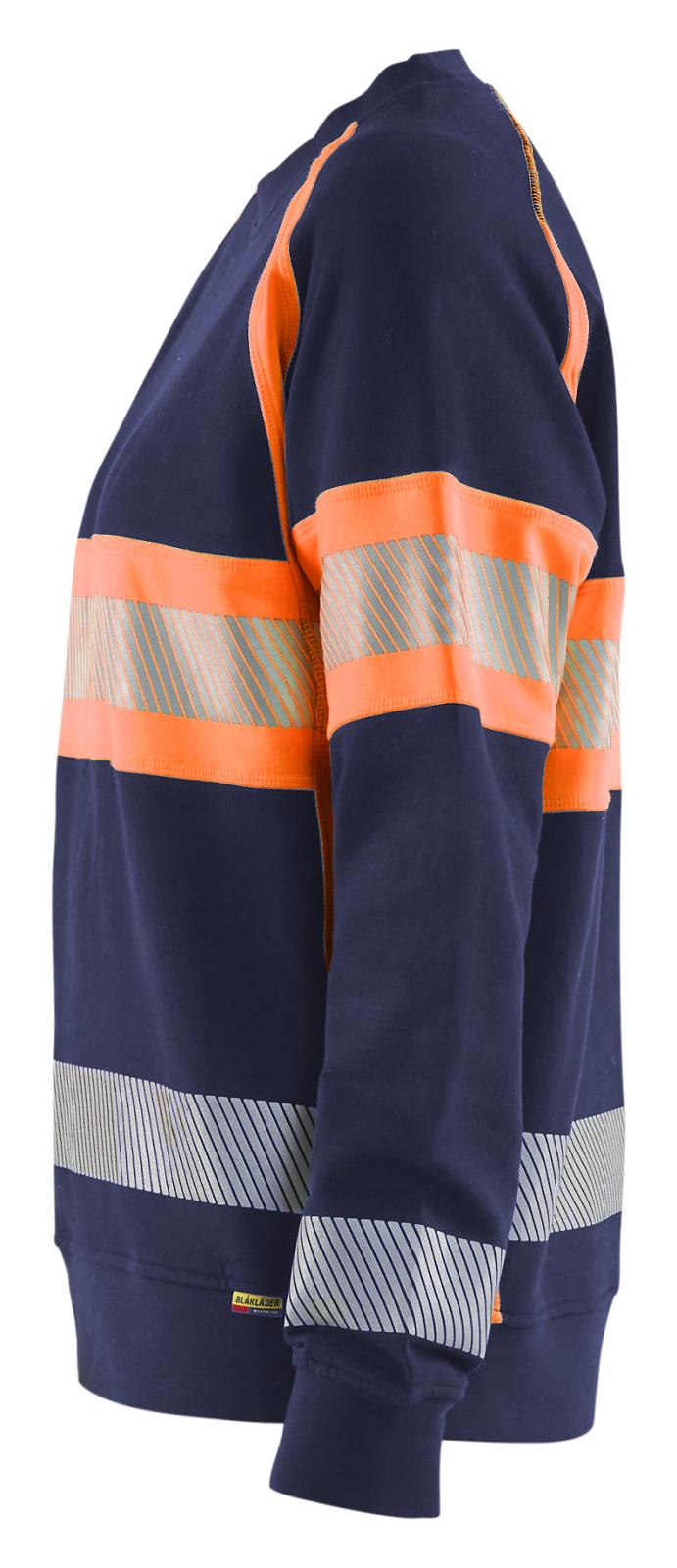 Blaklader Bi-Colour sweaters 34091158 marineblauw-oranje(8953)