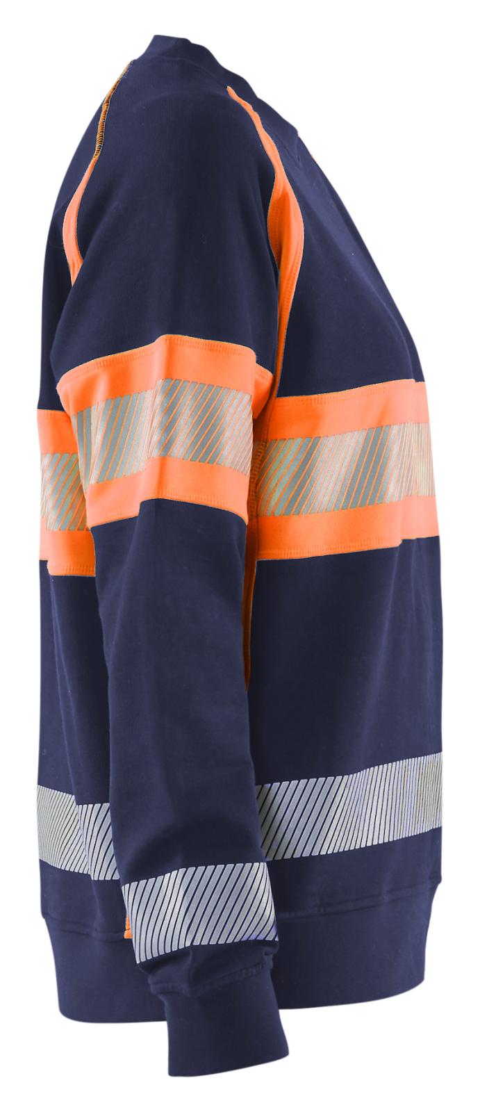 Blaklader Bi-Colour sweaters 34091158 marineblauw-oranje(8953)