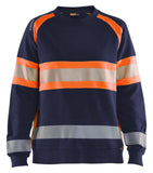 Blaklader Bi-Colour sweaters 34091158 marineblauw-oranje(8953)