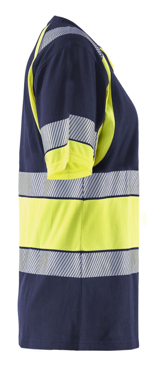 Blaklader High Vis t-shirts 34101030 HiVis marineblauw-fluo geel(8833)