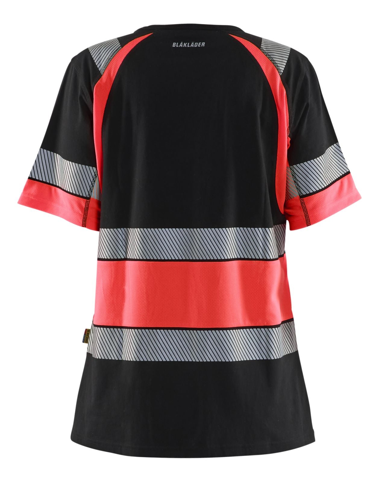 Blaklader High Vis t-shirts 34101030 HiVis zwart-fluo rood(9955)