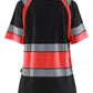 Blaklader High Vis t-shirts 34101030 HiVis zwart-fluo rood(9955)