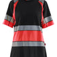 Blaklader High Vis t-shirts 34101030 HiVis zwart-fluo rood(9955)