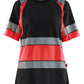 Blaklader High Vis t-shirts 34101030 HiVis zwart-fluo rood(9955)
