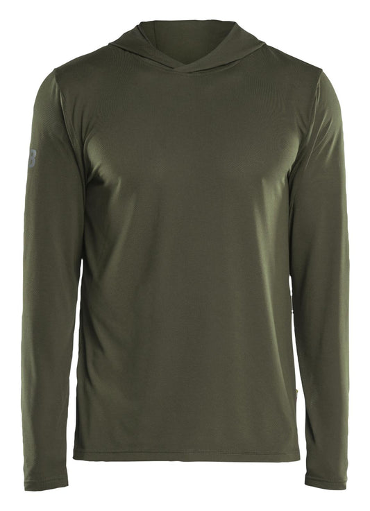 Blaklader Profiel Sweatshirt 34171126 UV Hooded donker herfstgroen(4209)