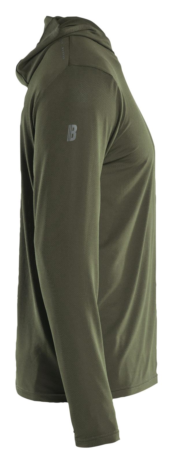 Blaklader Profiel Sweatshirt 34171126 UV Hooded donker herfstgroen(4209)