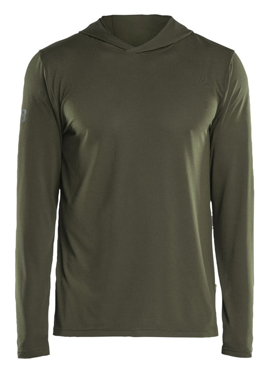 Blaklader Profiel Sweatshirt 34171126 UV Hooded donker herfstgroen(4209)