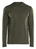 Blaklader Profiel Sweatshirt 34171126 UV Hooded donker herfstgroen(4209)