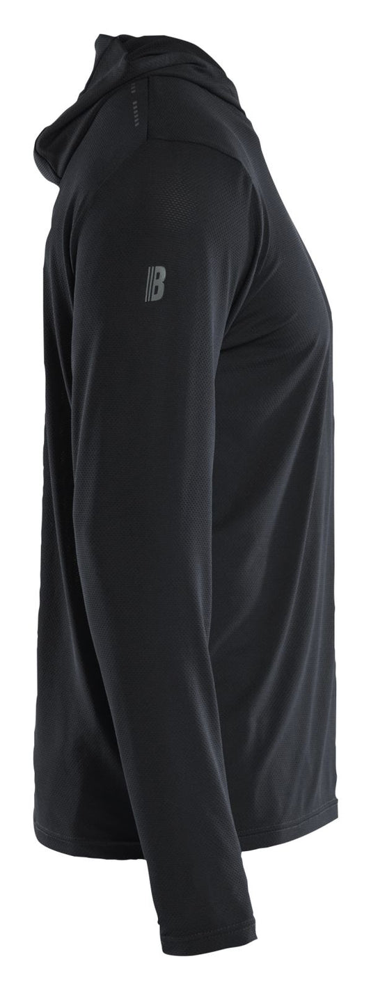 Blaklader Profiel Sweatshirt 34171126 UV Hooded zwart(9900)