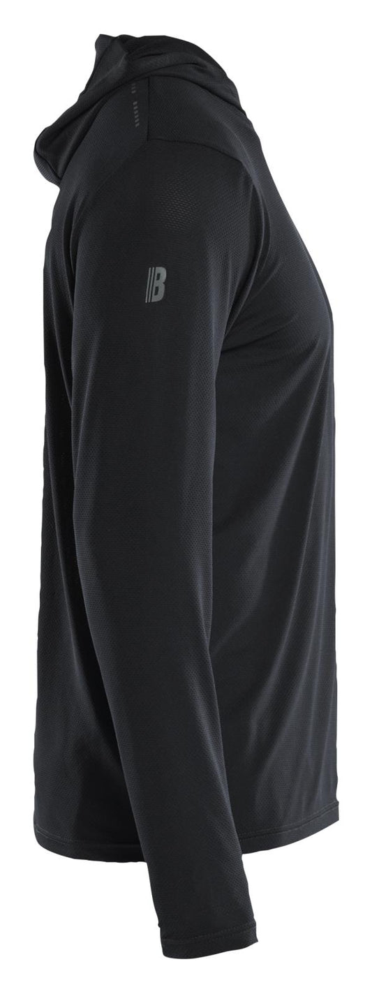 Blaklader Profiel Sweatshirt 34171126 UV Hooded zwart(9900)