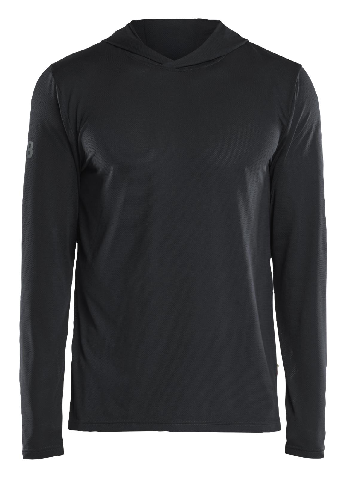 Blaklader Profiel Sweatshirt 34171126 UV Hooded zwart(9900)