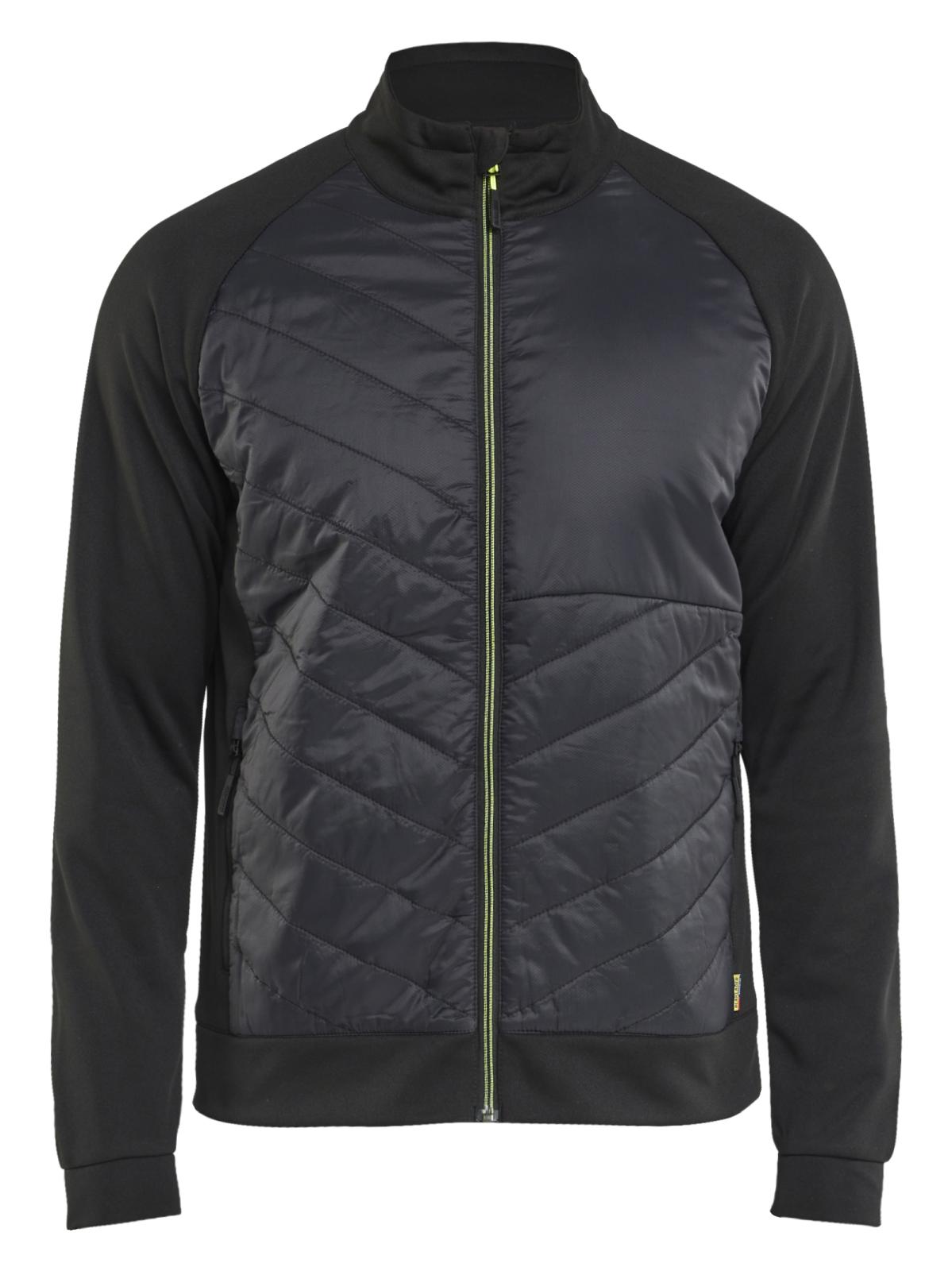 Blaklader Profiel Hybride Sweatshirt 34182526 zwart-fluo geel(9933)