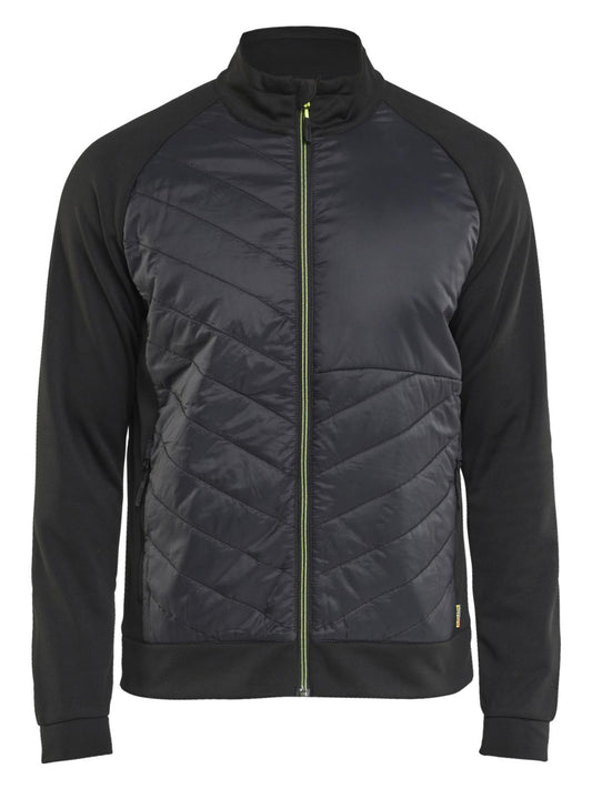 Blaklader Profiel Hybride Sweatshirt 34182526 zwart-fluo geel(9933)