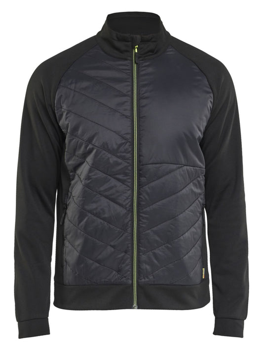 Blaklader Profiel Jassen Hybride Sweatshirt 34182526 zwart-fluo geel(9933)
