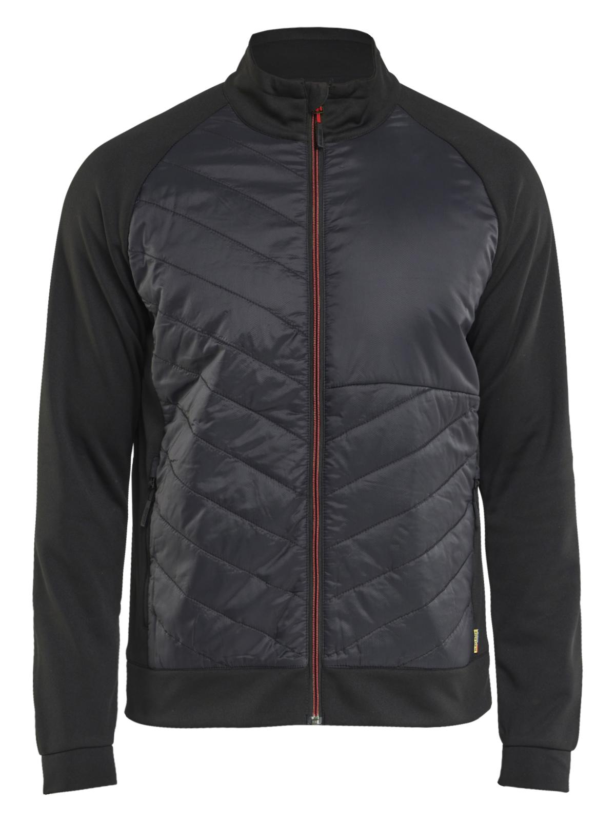 Blaklader Profiel Hybride Sweatshirt 34182526 zwart-rood(9956)