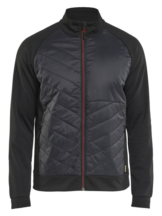 Blaklader Profiel Hybride Sweatshirt 34182526 zwart-rood(9956)