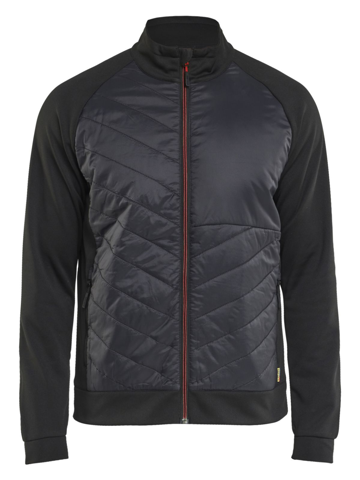 Blaklader Profiel Jassen Hybride Sweatshirt 34182526 zwart-rood(9956)