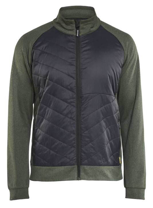 Blaklader Profiel Jassen Hybride Sweatshirt 34182533 herfstgroen-zwart(4199)