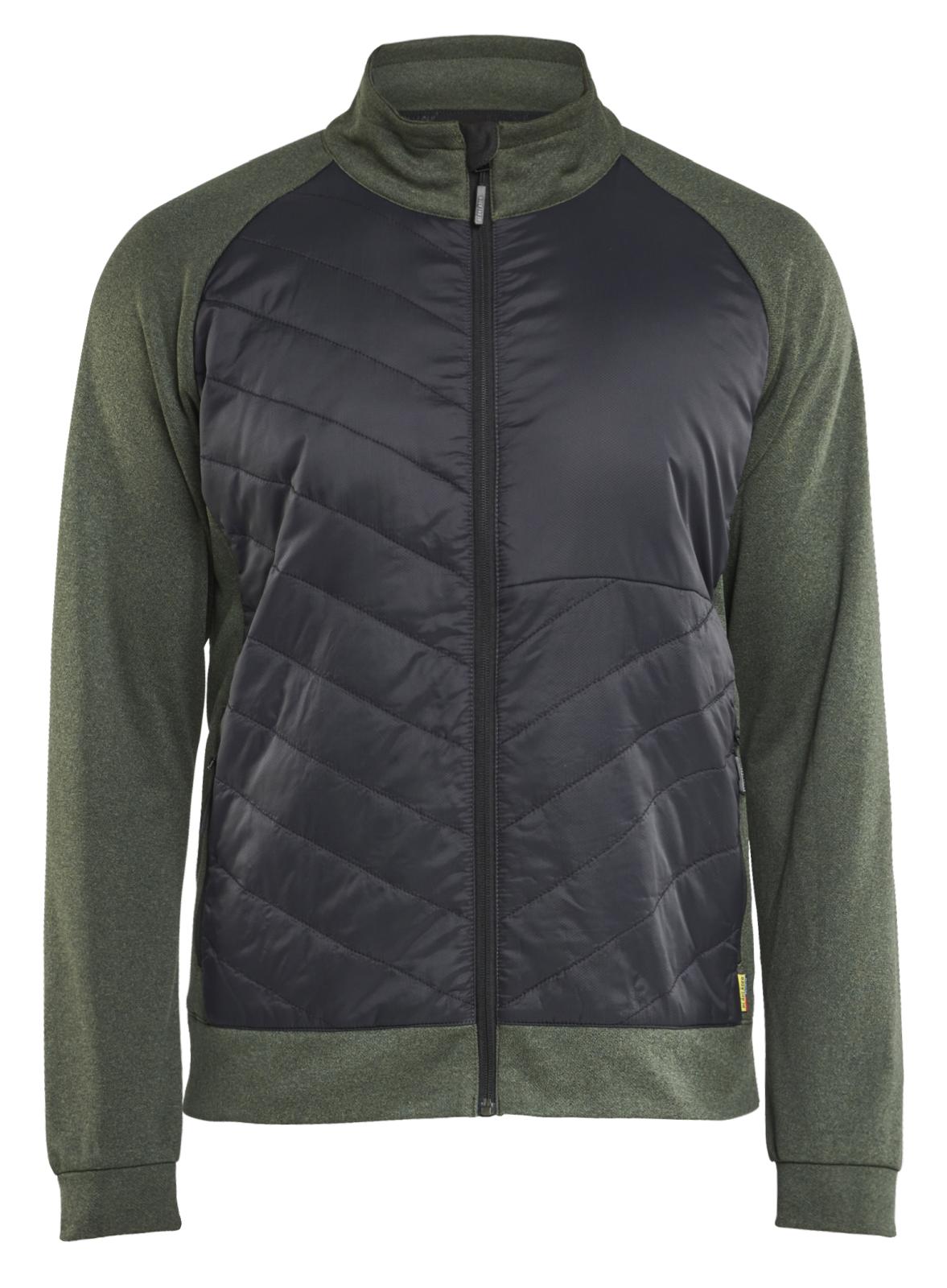Blaklader Profiel Hybride Sweatshirt 34182533 herfstgroen-zwart(4199)