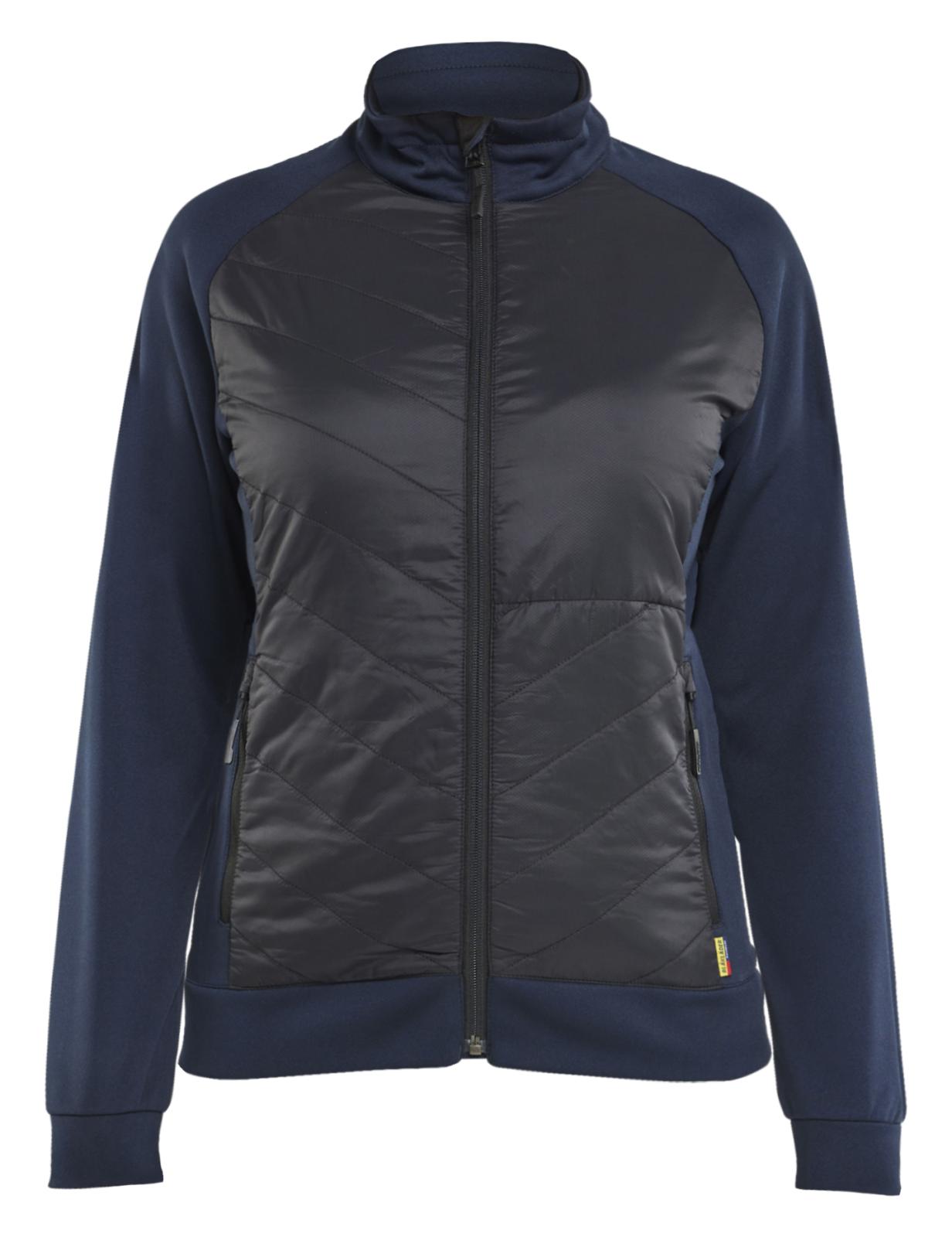 Blaklader Profiel Dames Hybride Sweatshirt 34192526 donker marineblauw-zwart(8699)