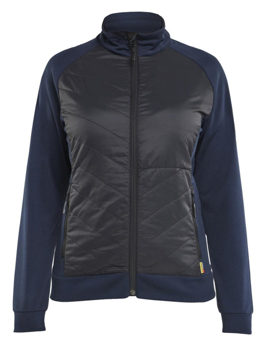 Blaklader Profiel Dames Hybride Sweatshirt 34192526 donker marineblauw-zwart(8699)