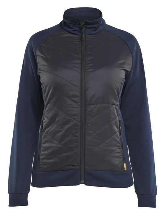 Blaklader Profiel Jassen Dames Hybride Sweatshirt 34192526 donker marineblauw-zwart(8699)