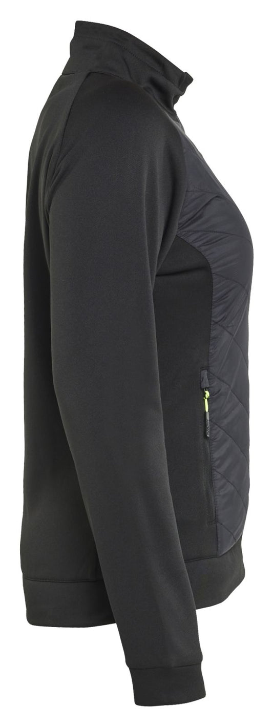 Blaklader Profiel Jassen Dames Hybride Sweatshirt 34192526 zwart-fluo geel(9933)