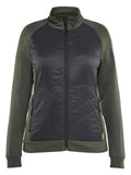 Blaklader Profiel Dames Hybride Sweatshirt 34192533 herfstgroen-zwart(4199)