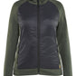 Blaklader Profiel Jassen Dames Hybride Sweatshirt 34192533 herfstgroen-zwart(4199)