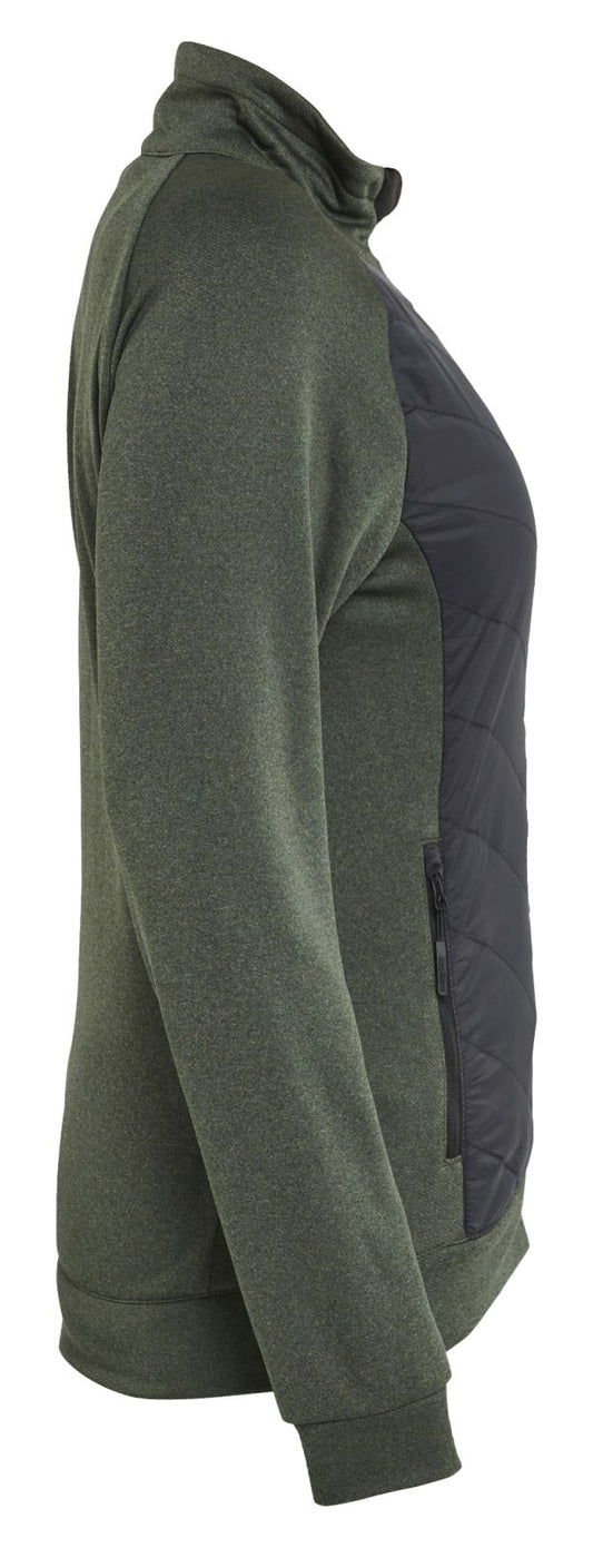 Blaklader Profiel Jassen Dames Hybride Sweatshirt 34192533 herfstgroen-zwart(4199)