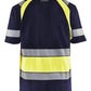 Blaklader T-shirts 34211030 HiVis marineblauw-geel(8833)