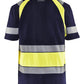 Blaklader T-shirts 34211030 HiVis marineblauw-geel(8833)
