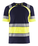 Blaklader T-shirts 34211030 HiVis marineblauw-geel(8833)