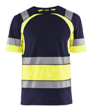 Blaklader T-shirts 34211030 HiVis marineblauw-geel(8833)