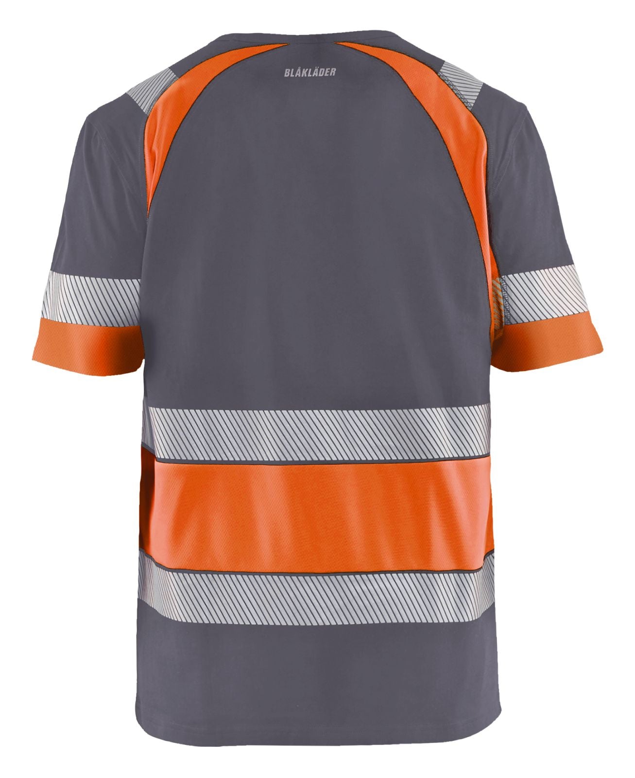 Blaklader t-shirts 34211030 middelgrijs-fluo-oranje(9653)