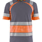 Blaklader t-shirts 34211030 middelgrijs-fluo-oranje(9653)