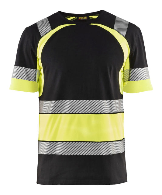 Blaklader T-shirts 34211030 HiVis zwart-geel(9933)