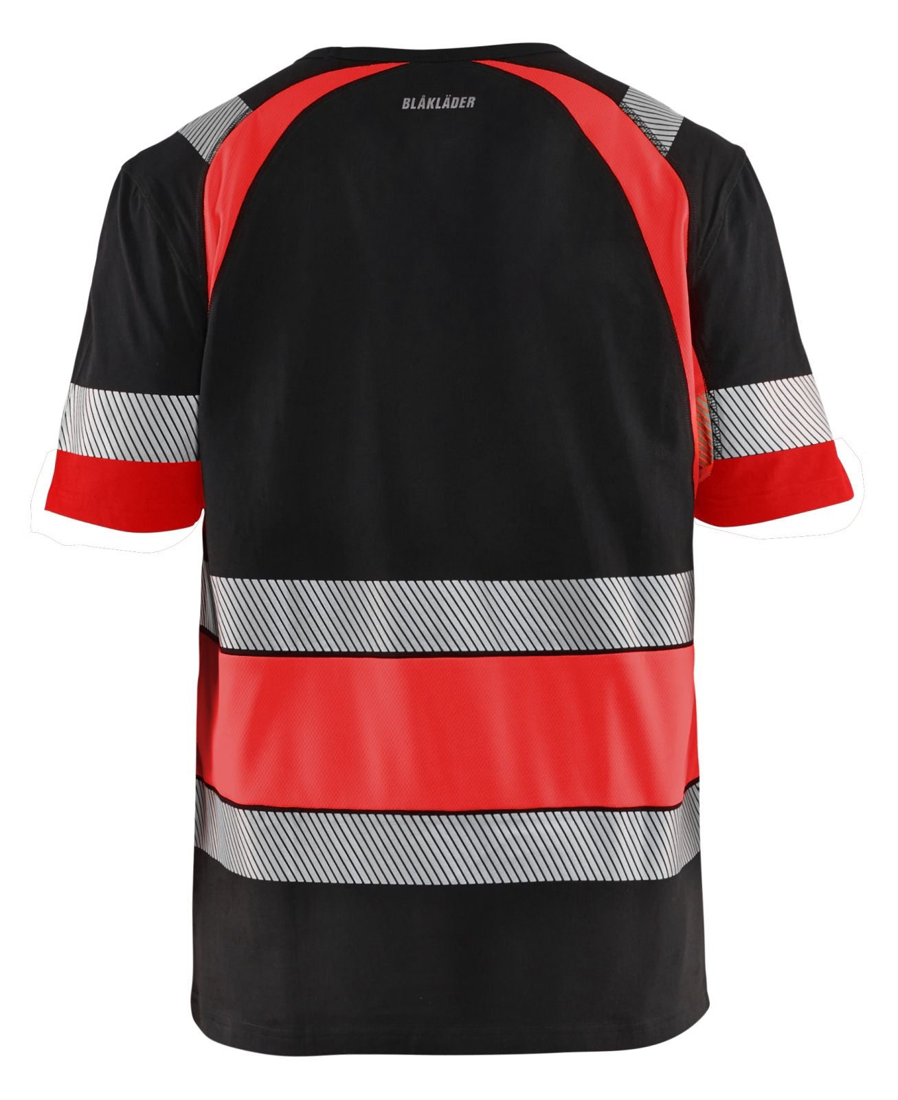 Blaklader T-shirts 34211030 HiVis zwart-fluo rood(9955)