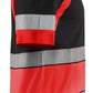 Blaklader T-shirts 34211030 HiVis zwart-fluo rood(9955)
