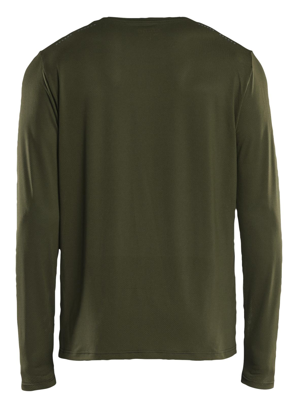 Blaklader Profiel T-shirt 34231126 UV lange mouwen donker herfstgroen(4209)